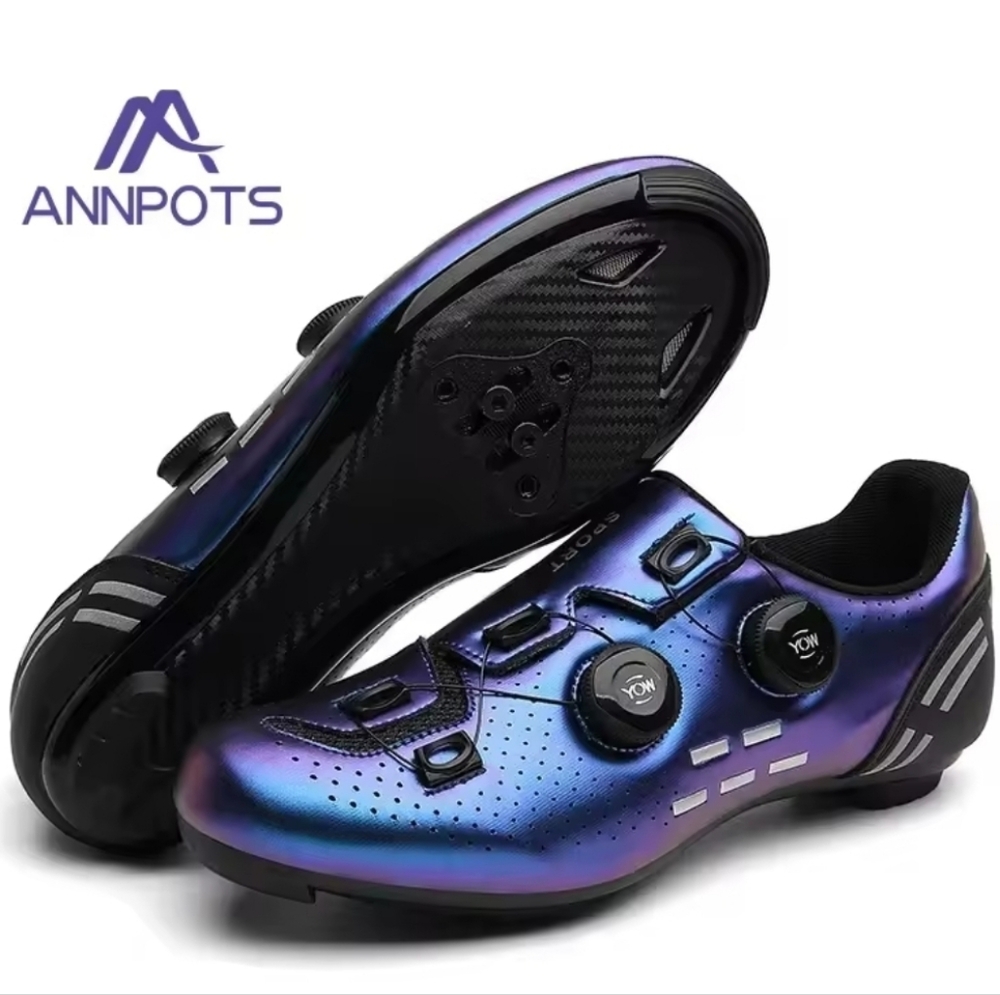 Iridescent Cycling Shoes, Size 41, BOA System, Sport Performance